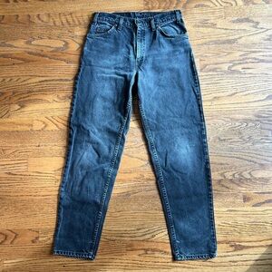 Vintage Levi’s Made In USA Men’s Faded Black 550 size 29x30.5